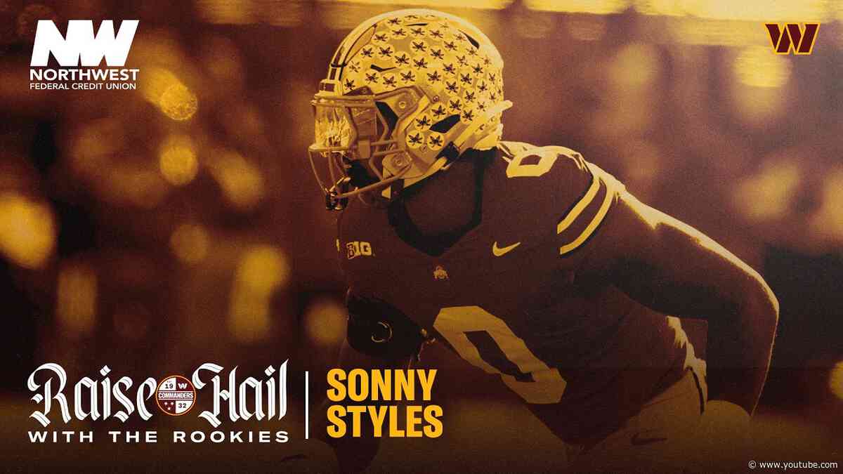 Commanders' 1st-Rd Pick Sonny Styles On "Maximizing His Time" | Raise Hail With The Rookies | NFL