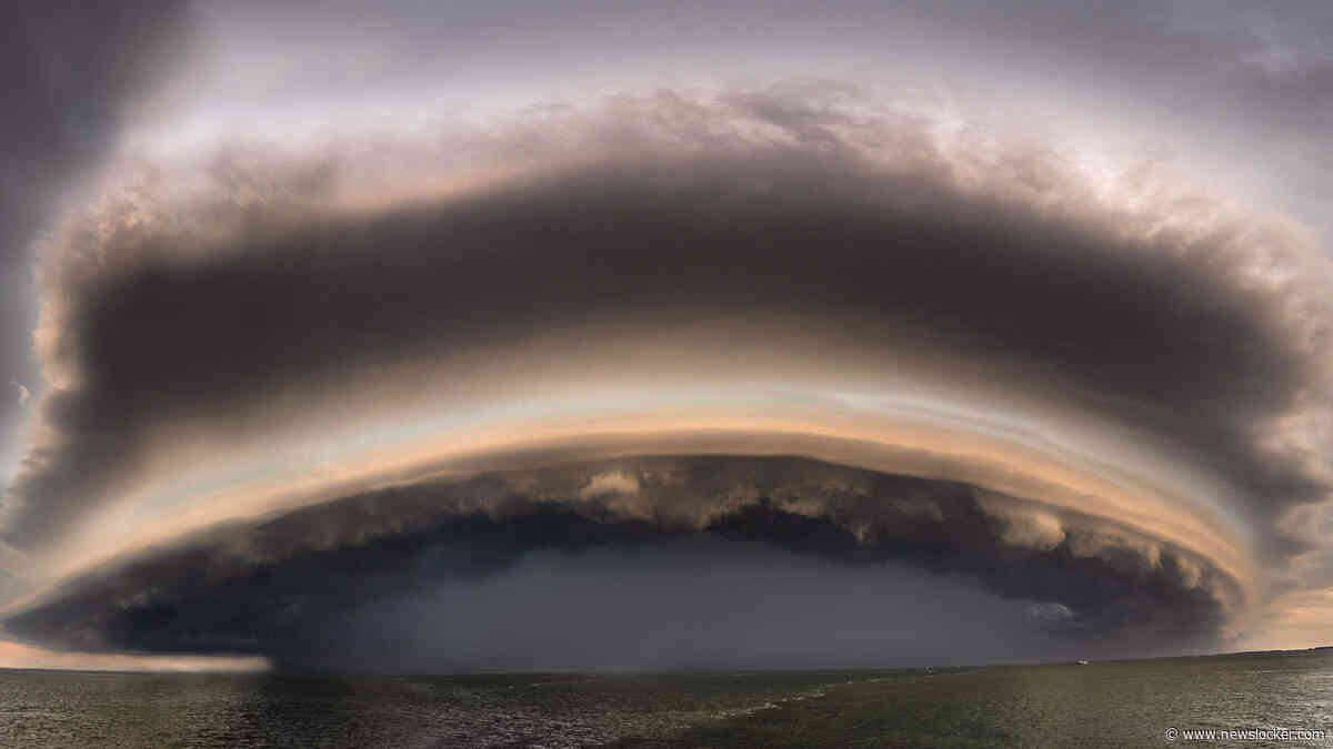 Zeldzame shelfcloud te zien door noodweer: ’fenomenaal’ weerverschijnsel brengt stormjagers in extase
