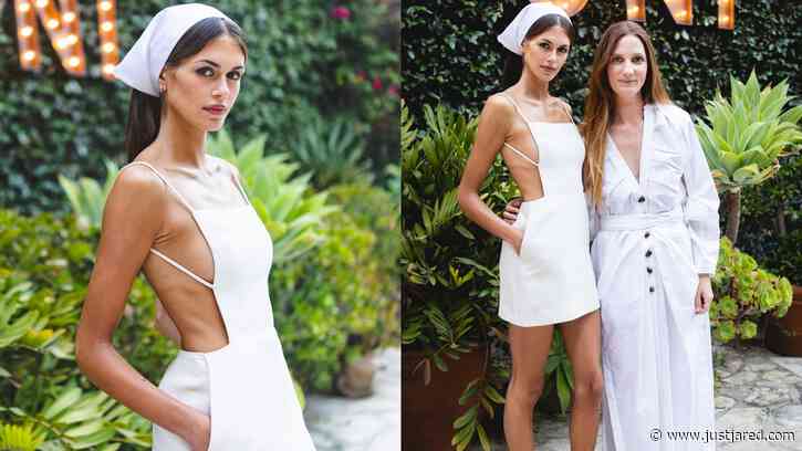 Kaia Gerber Wears White Calvin Klein to Co-Host Summer Uni Party as She Becomes Brand’s First-Ever Creative Partner in Residence