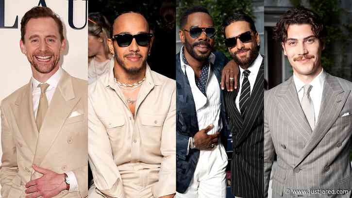 Tom Hiddleston, Lewis Hamilton, & More Join Ralph Lauren for Milan Fashion Show