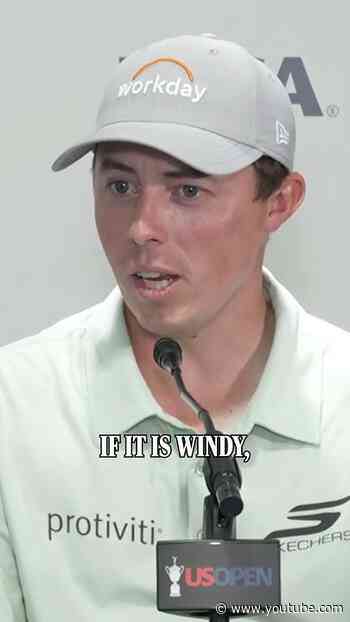 Fitz wants a TOUGH U.S. Open #golf