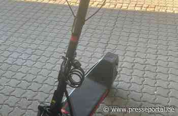 POL-PDLD: E-Scooter schneller als erlaubt