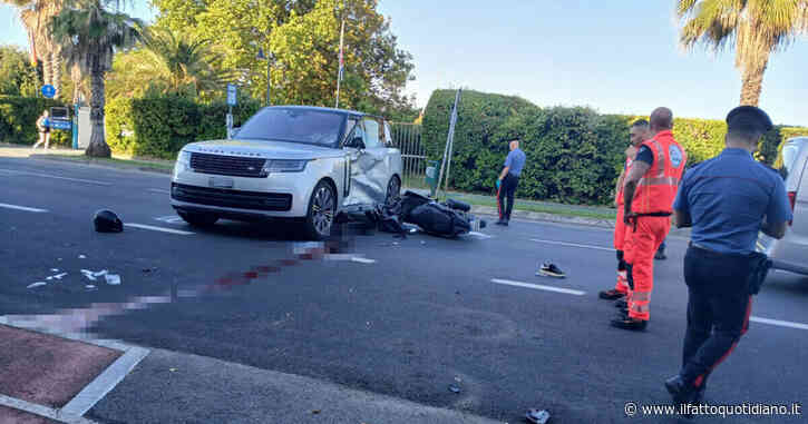 Versilia, incidente nella notte tra un Suv e uno scooter: morto ragazzo di 17 anni, grave l’amico
