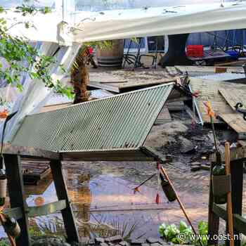 Bruiloft eindigt in chaos door extreme wateroverlast: 'Iedereen was in paniek'
