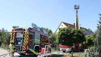 PV-Anlage gerät in Brand – Feuer greift auf Dachstuhl über