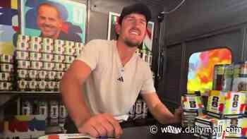Got nowhere better to be Harry? England World Cup reject Maguire sells packs of Panini stickers in New York after being left out of Thomas Tuchel's squad