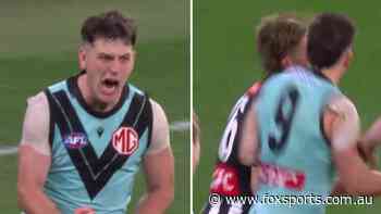 Butters gets HOT in fiery exchange as Magpies search for much-needed win — LIVE AFL