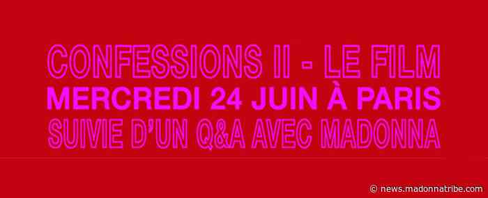 Madonna To Attend Confessions II – Le Film Screening in Paris