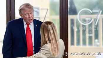 Trump blasts Italian PM Meloni as she rubbishes his claim she begged for photo