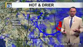 Hot and dry conditions in place across New Mexico for the Father's Day Weekend