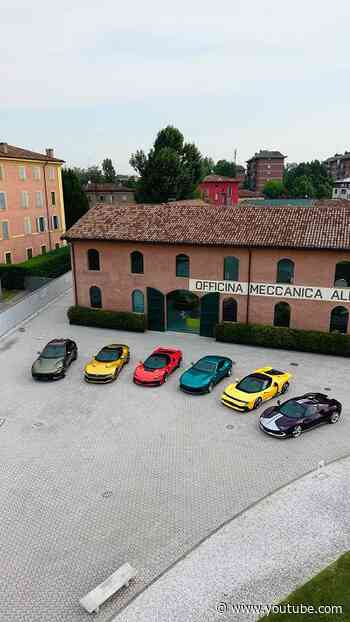 We could watch this on repeat all day. #MuseoEnzoFerrari #Modena #MuseiFerrari #MotorValleyFest