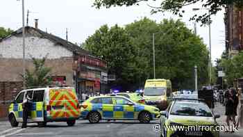 Gunshots heard after man 'chased into cafe' as armed police swarm area