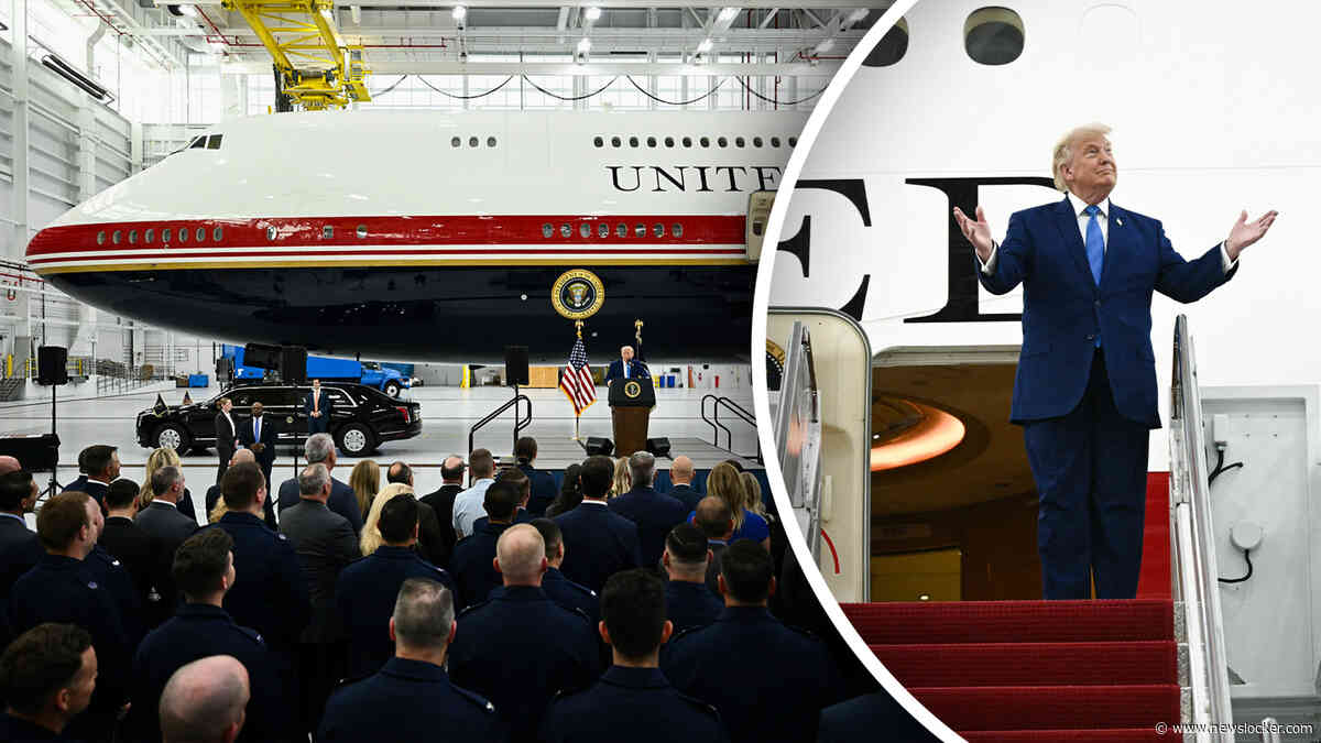 Donald Trump presenteert nieuwe Air Force One: cadeau van Qatar