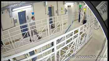Chilling moment child killer knew what was coming caught on CCTV