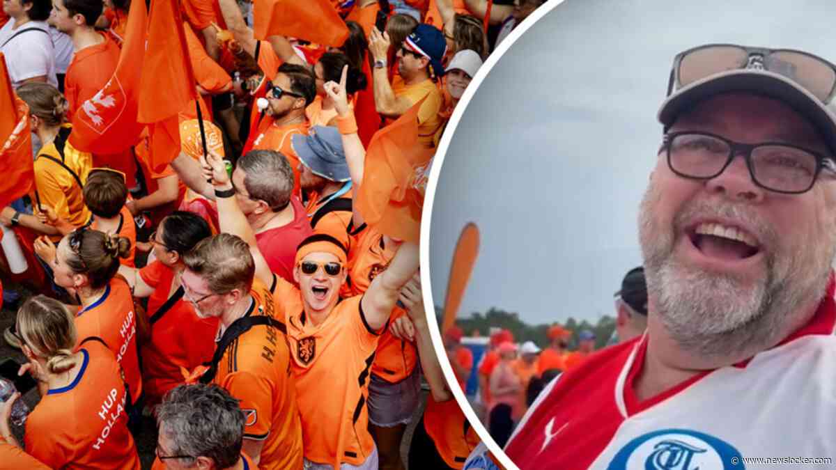 Feyenoord-shirt duikt op bij Oranjemars in Houston: ‘Jij bent de eerste die er iets van zegt!’