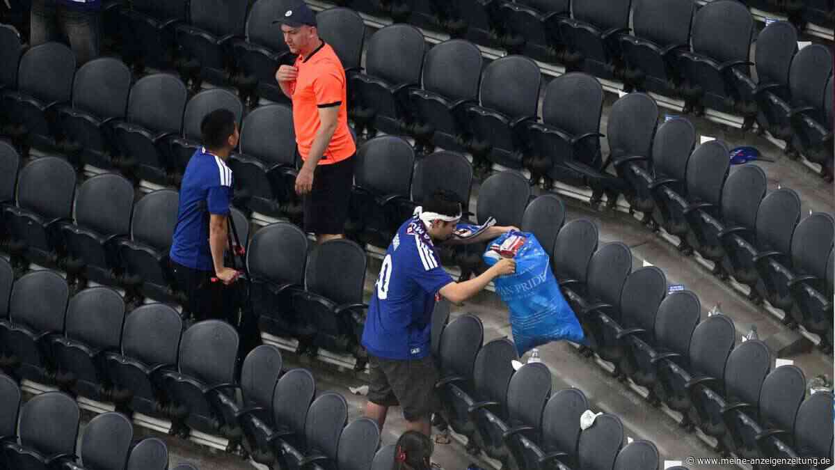 Japan-Fans ernten für Aufräumaktion bei der WM Kritik aus der Heimat