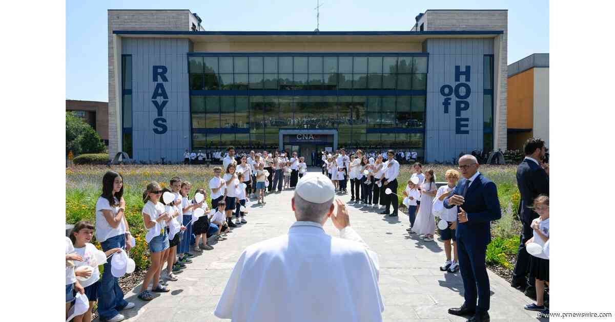 Pope Leo XIV embraces paediatric patients at CNAO in Pavia