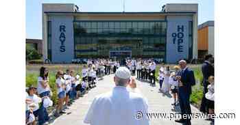 Pope Leo XIV embraces paediatric patients at CNAO in Pavia