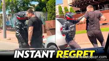 WHEN BULLIES GET HUMBLED | MOTORCYCLE MOMENTS &amp; CRASHES #32
