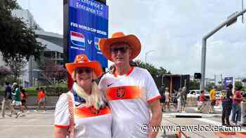 Oranje-fans in bloedheet Houston zoeken koelte op in stadion met airco: ’Zelfs ik als Texaan zweet me rot’