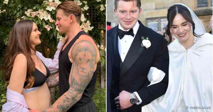 Holly Ramsay and Adam Peaty expecting first baby months after drama-filled wedding