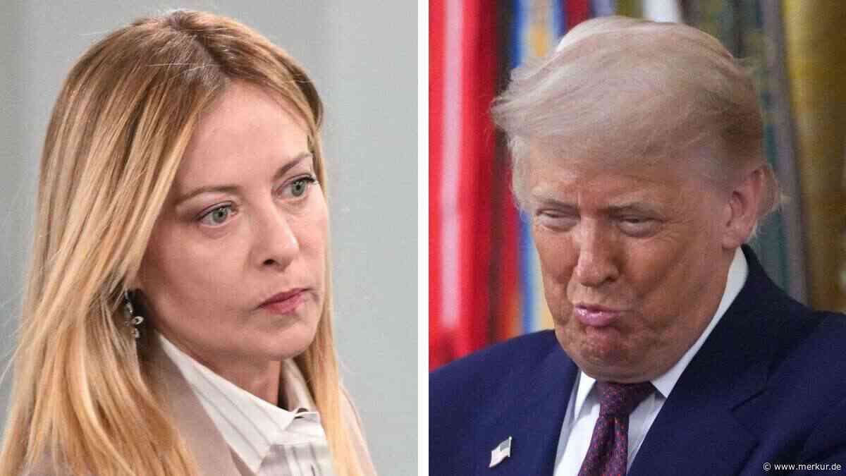 Ganz Italien wütet wegen Trumps Attacken auf Meloni – sie kontert eiskalt