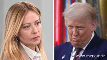 Ganz Italien wütet wegen Trumps Attacken auf Meloni – sie kontert eiskalt