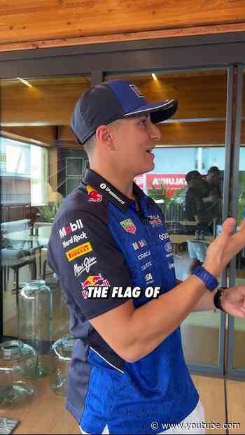 Even Formula 1 drivers can't say no to a World Cup sticker or two... 😉 #F1 #RedBullRacing