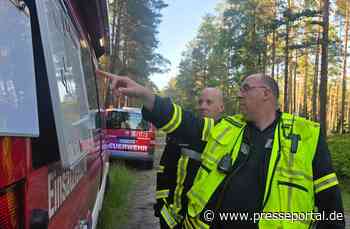 FW Celle: Waldbrandübung in Wolthausen