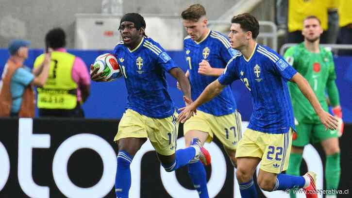 Anthony Elanga puso el gol del "honor" para Suecia ante Países Bajos