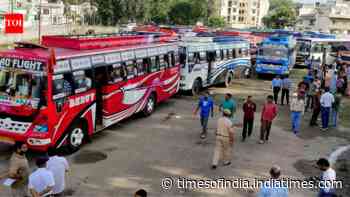 Kheer Bhawani yatra begins; 8,500 pilgrims in 214 buses leave Jammu