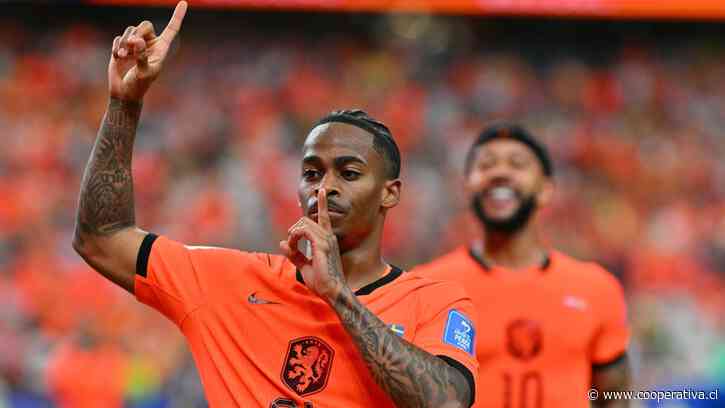 Crysencio Summerville selló la goleada de Países Bajos ante Suecia