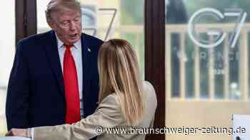 Vom Foto-Spott zur Rache: Trump eskaliert Streit mit Meloni wegen Iran