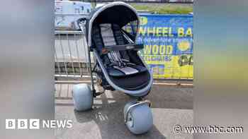 Wheelchair buggy helps families 'make memories' on beach