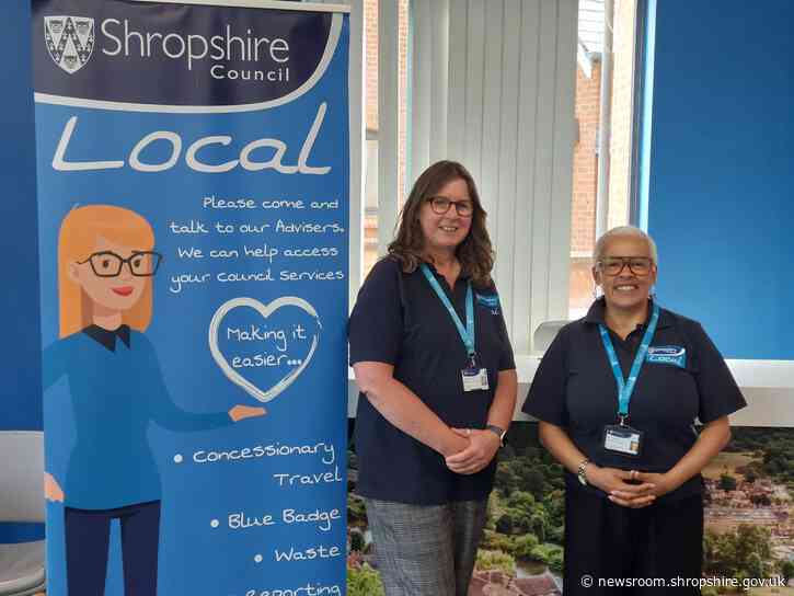 Face-to-face support for residents to access cost-of-living support at Shropshire Local