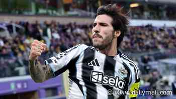 Newcastle REJECT £75m Tottenham bid for Sandro Tonali as Arsenal and Man City keep tabs on Italian