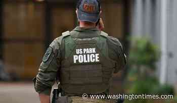 Two injured after being struck by fallen display at Lincoln Memorial Plaza