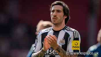 Sources: Newcastle reject Spurs' £75m Tonali bid