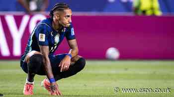 Brazil's Raphinha (thigh) WCup return uncertain