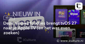 Deze nieuwe functies brengt tvOS 27 naar je Apple TV (en het was even zoeken)