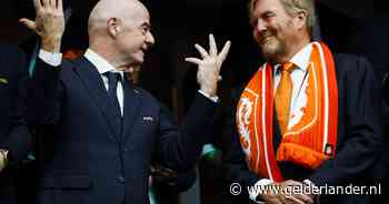 Koning over gesprek met FIFA-baas Infantino: ‘Heb wat suggesties voor de vredesprijs gedaan’