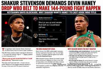 Shakur To Bill Haney: Tell Devin To Vacate The Belt So I Can Beat His Ass