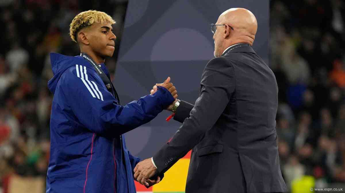 Spain coach: A mistake to compare Yamal to Messi