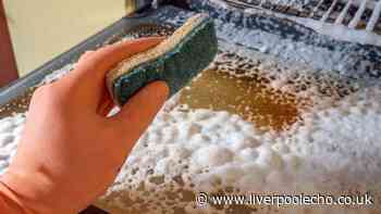 Stubborn oven door grease and burnt-on food will vanish in 20 minutes using 1 household item
