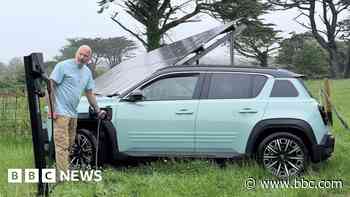Ex-F1 presenter attempts to drive length of Britain using only solar power