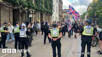 Arrest after Oxford Union Robinson debate protest