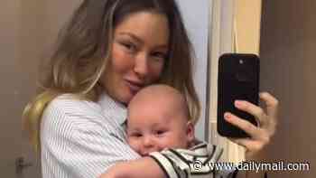 Erin McNaught shares emotional update on toddler son one year after devastating brain tumour diagnosis