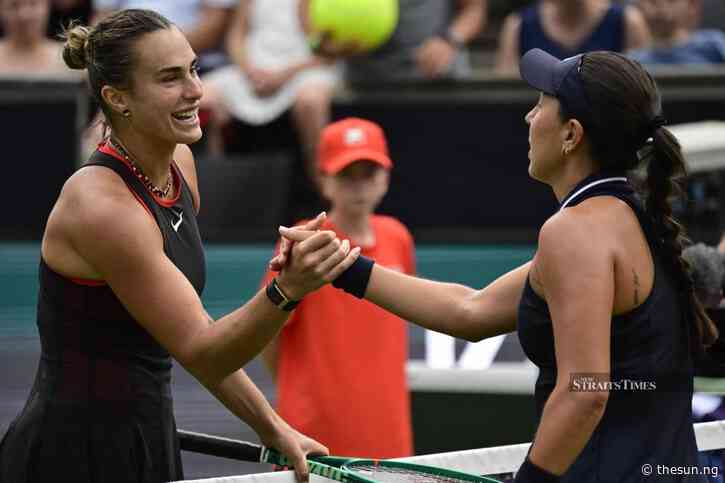 Sabalenka sent packing by Pegula in Berlin
