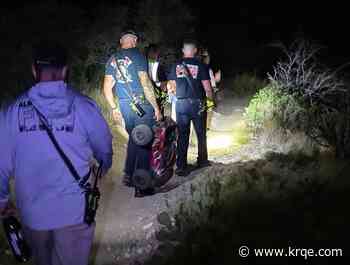 Lost hiker found safe in Albuquerque's Foothills