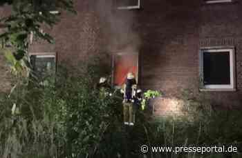 FW-RE: Brand im Gebäude der Lebenshilfe in Recklinghausen: Niemand verletzt